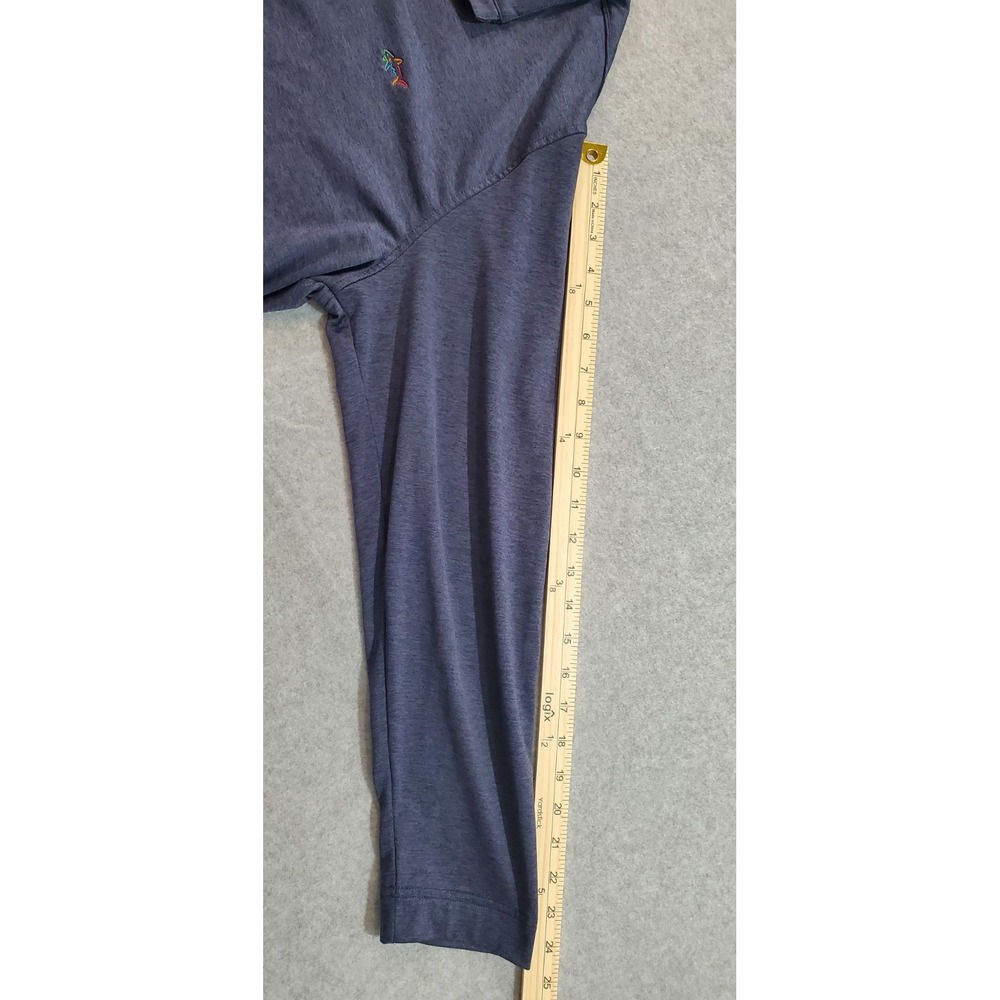 Greg Norman‎ Men's Quarter Zip Pullover Blue, Size XXL - Picture 3 of 5
